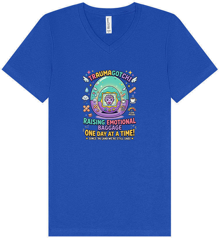 Traumagotchi Unisex V-Neck Shirt
