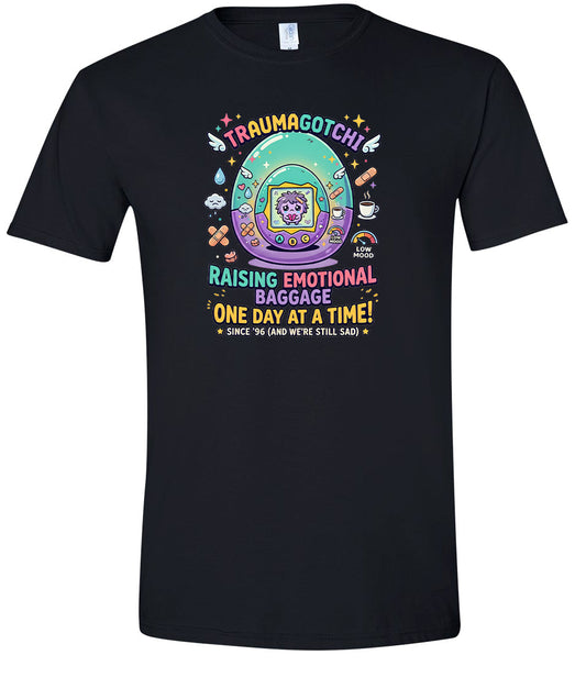 Traumagotchi Adult Gildan Soft Shirt