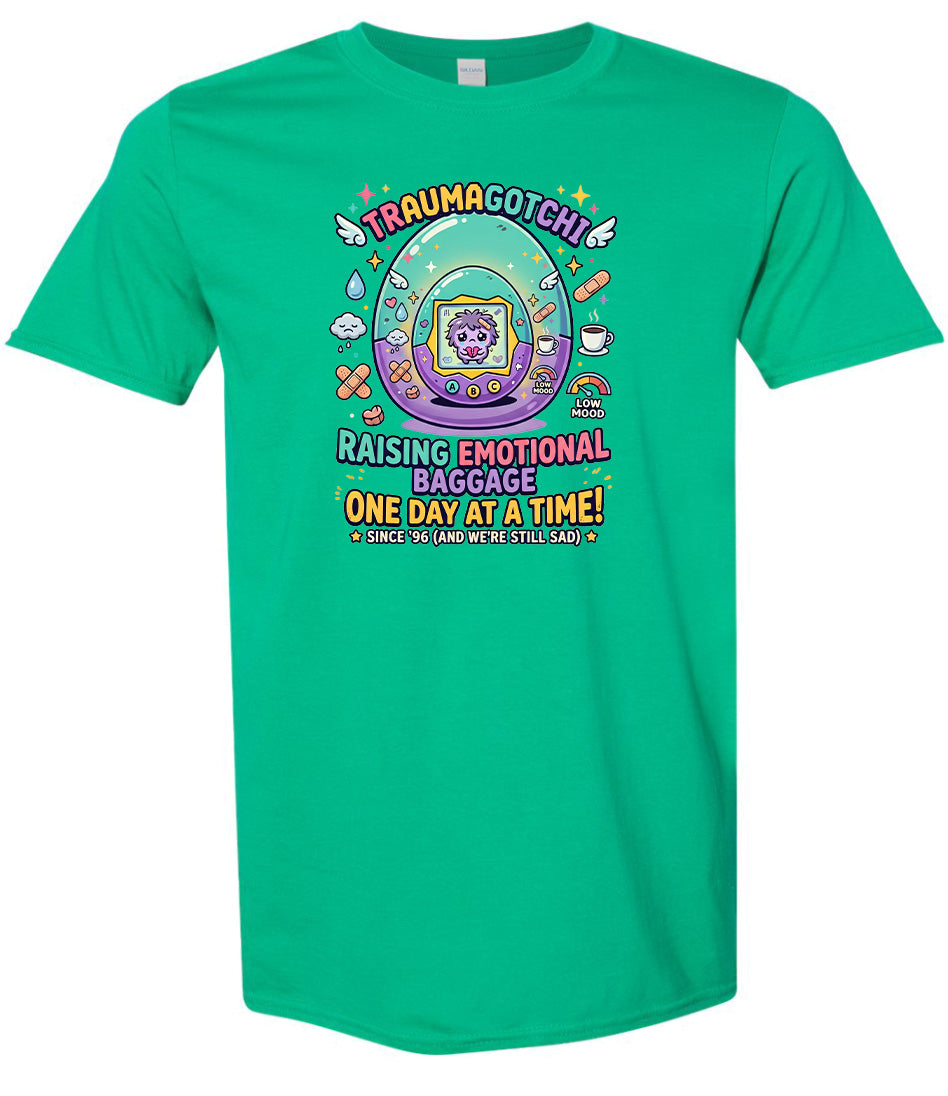 Traumagotchi Adult Gildan Soft Shirt