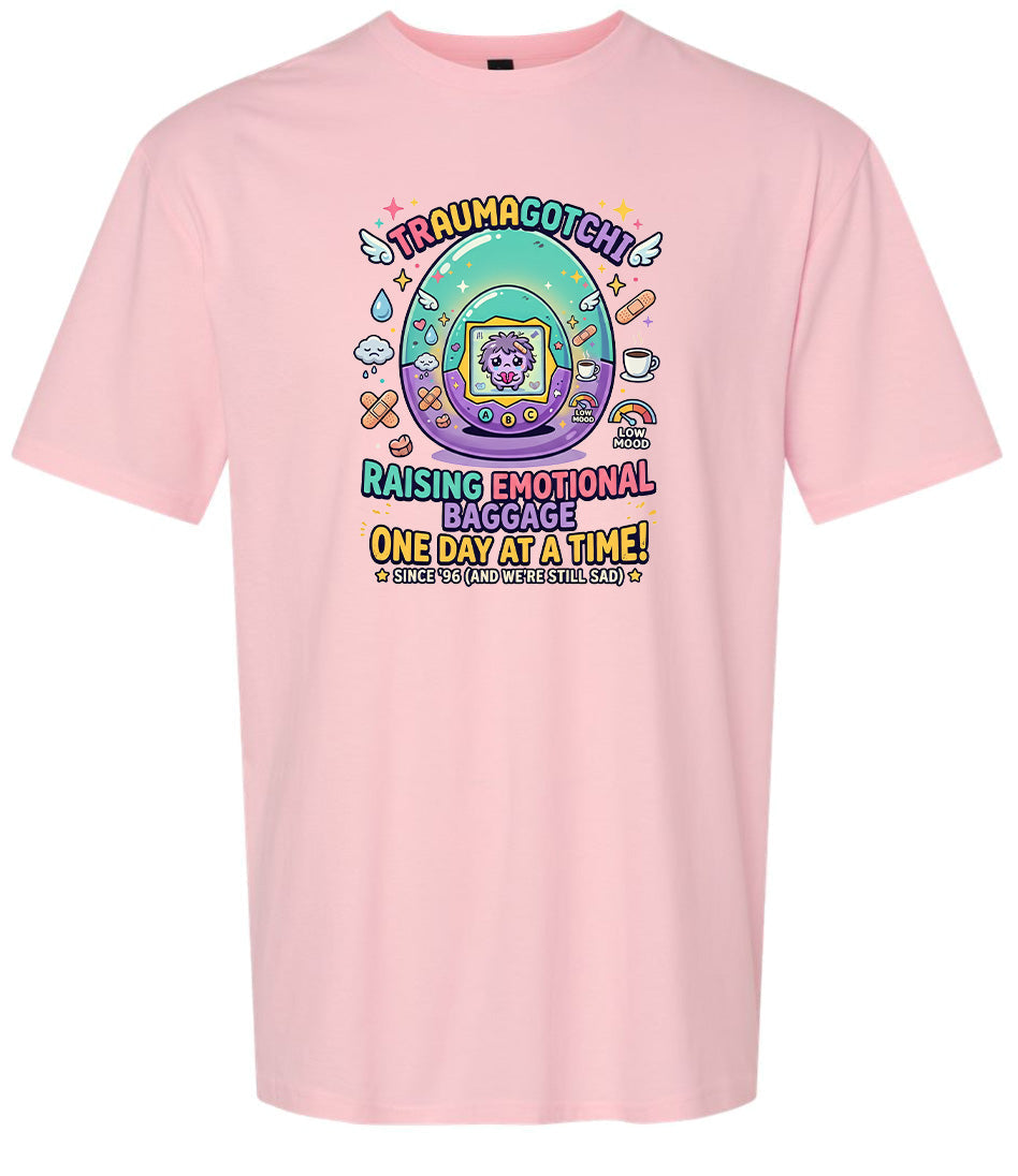 Traumagotchi Adult Gildan Soft Shirt