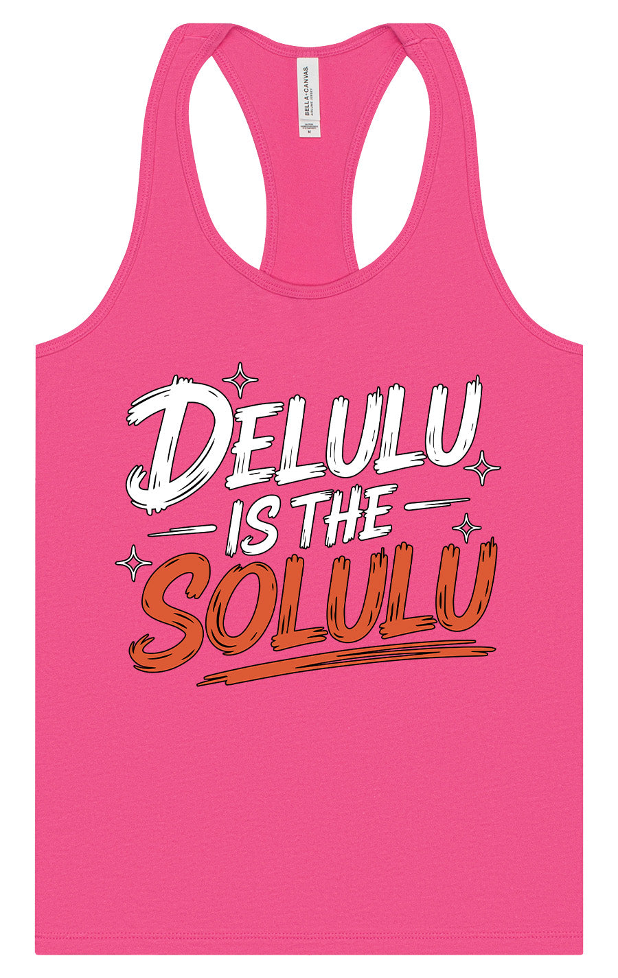 Delulu is the Solulu Women's Racerback Tank