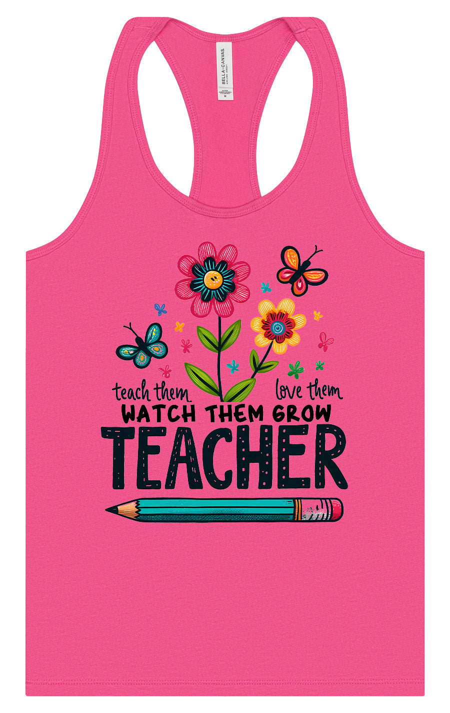 Teach Them, Love Them Women's Racerback Tank