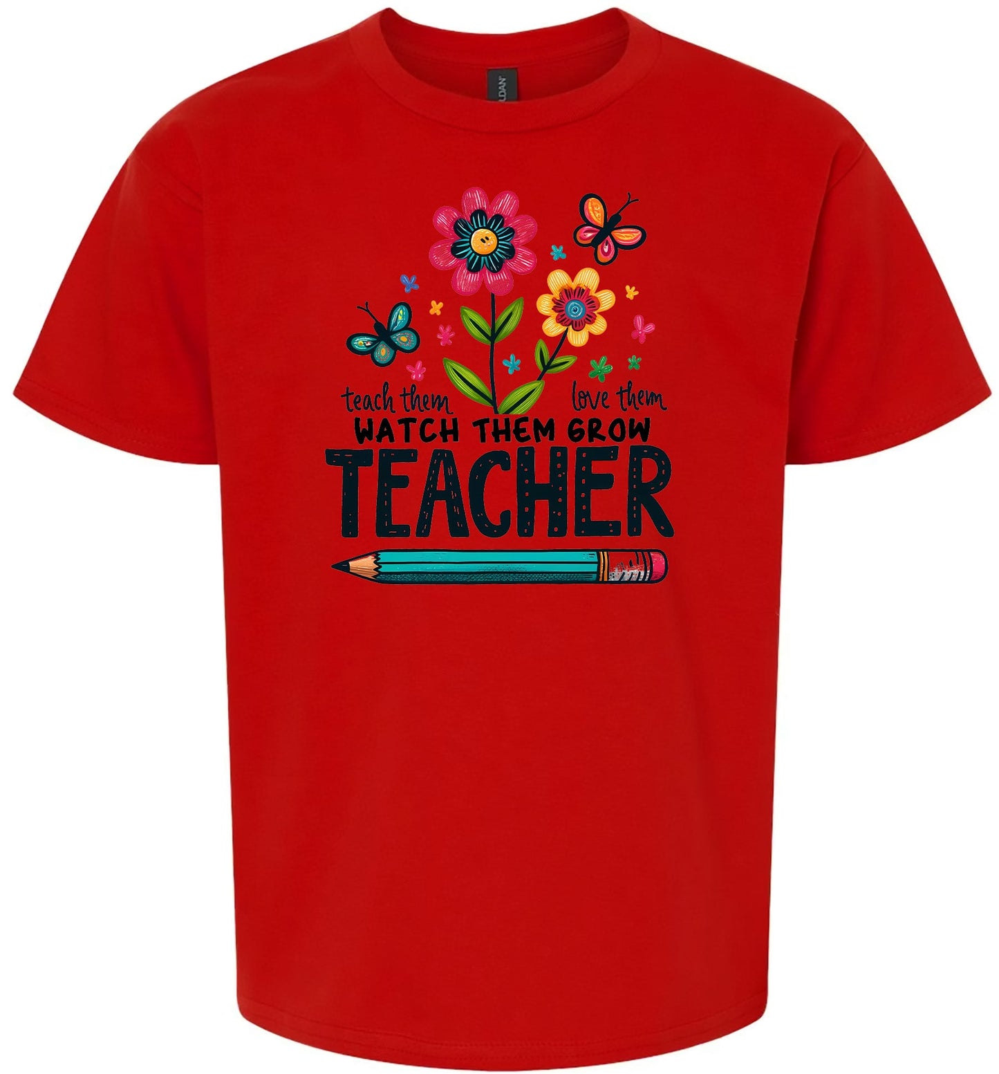 Teach Them, Love Them Children's Gildan Soft Shirt