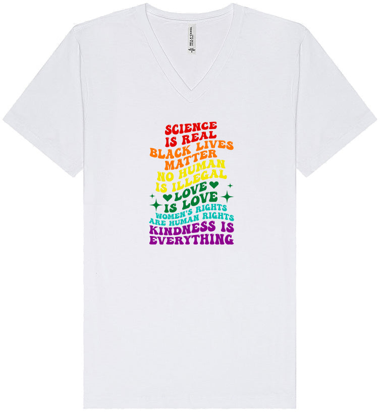 Science Is Real Unisex V-Neck Shirt