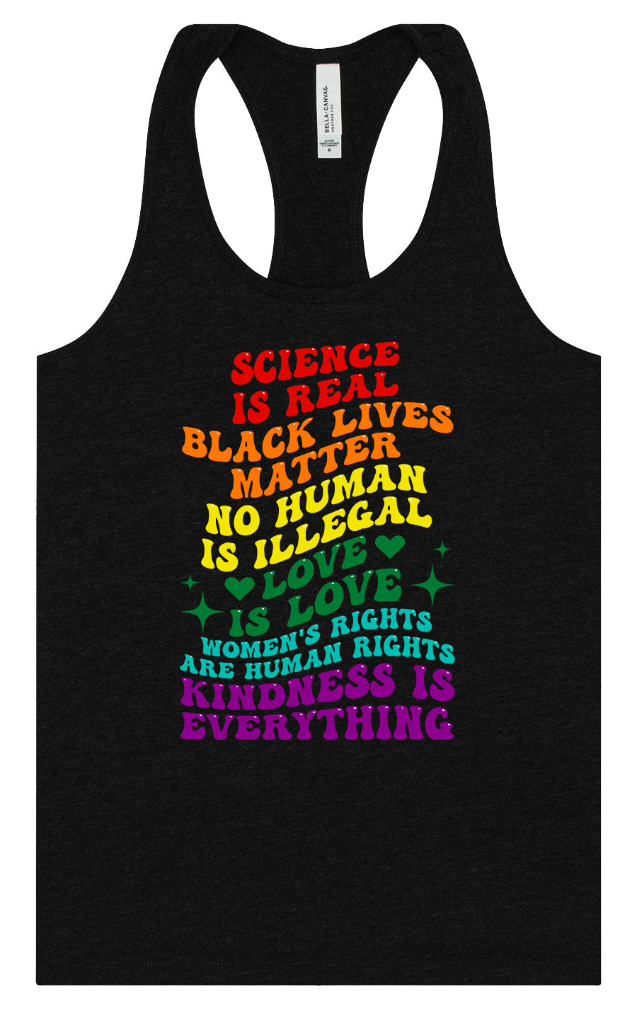 Science Is Real Women's Racerback Tank
