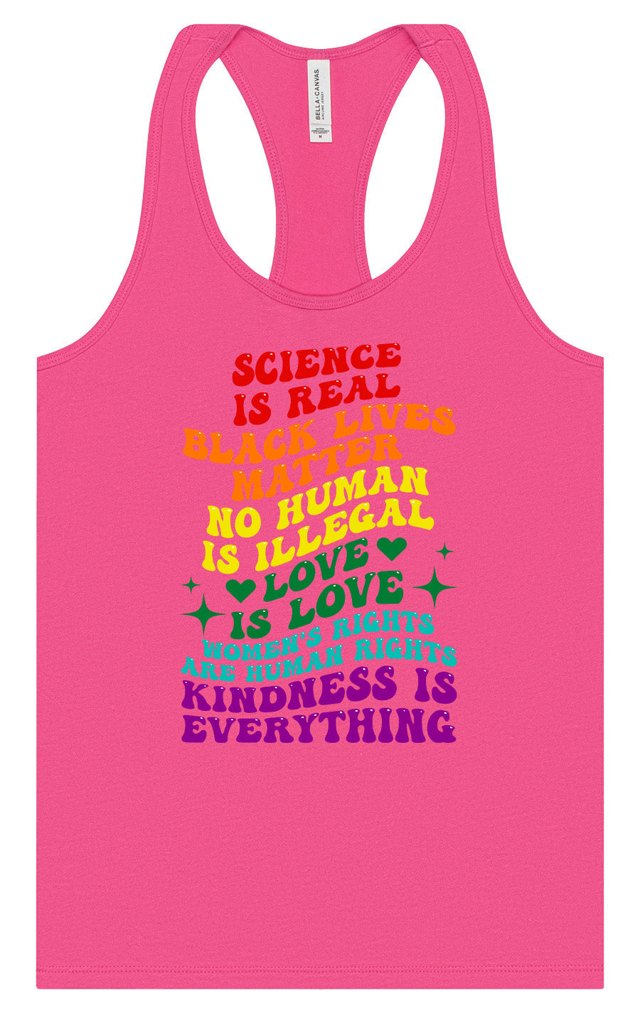 Science Is Real Women's Racerback Tank