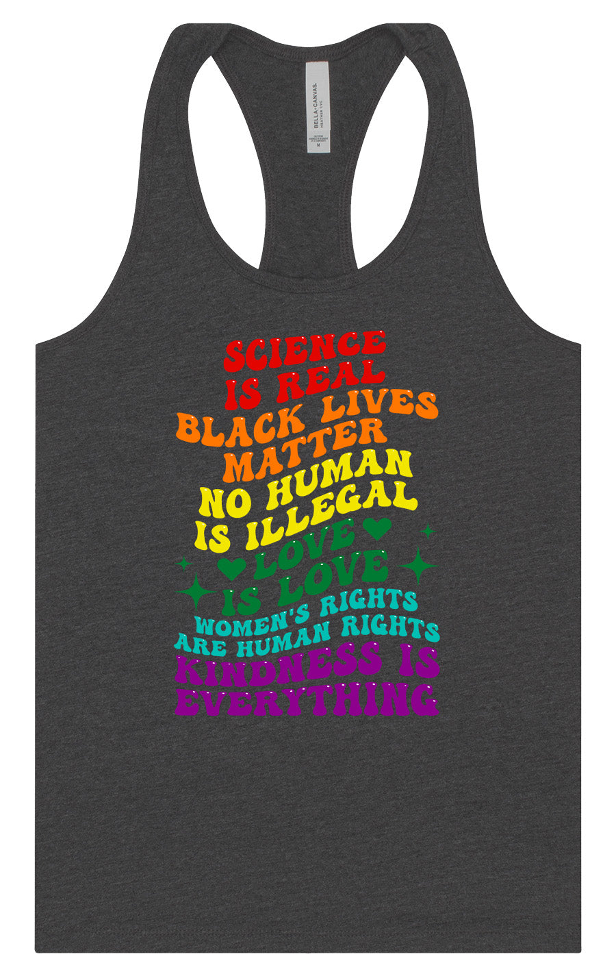 Science Is Real Women's Racerback Tank