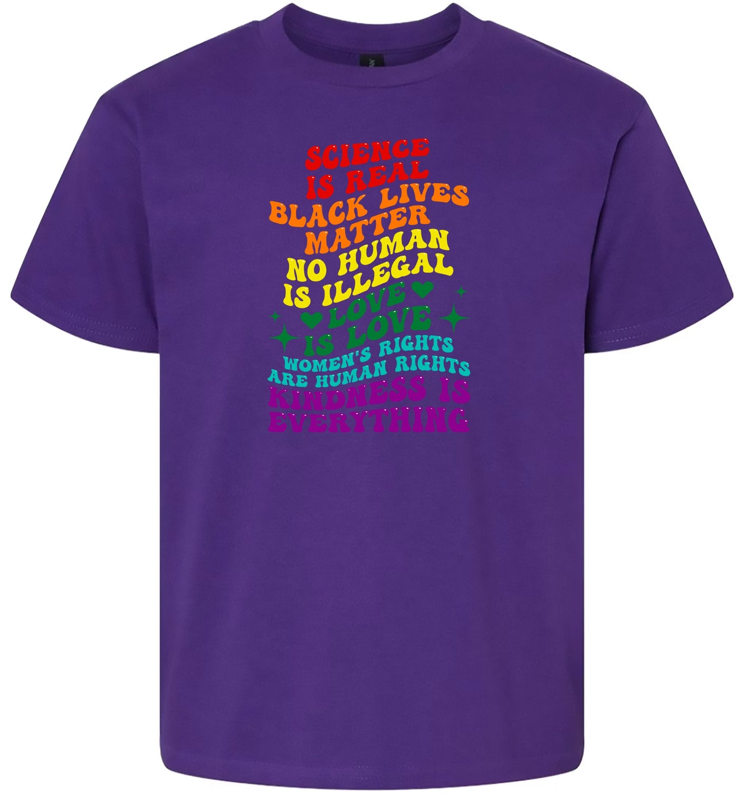 Science Is Real Children's Gildan Soft Shirt