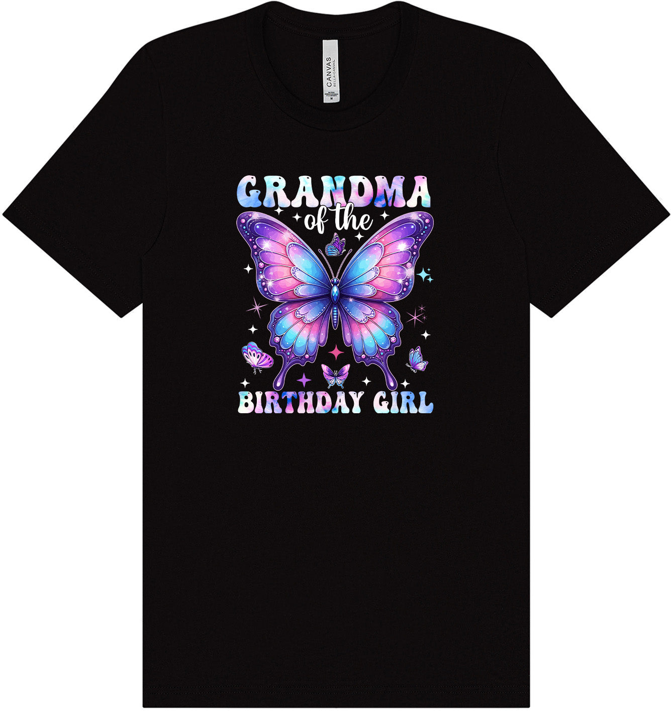 Grandma of the Birthday Girl Adult Bella Canvas Shirt