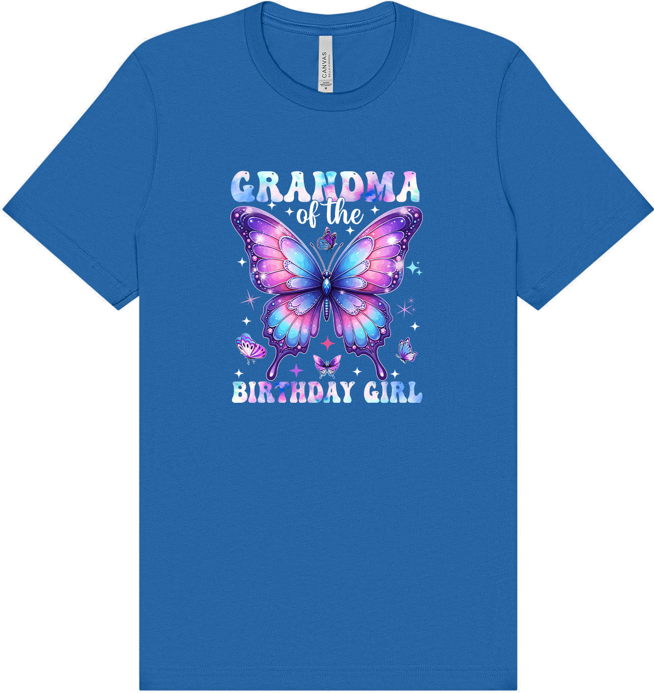 Grandma of the Birthday Girl Adult Bella Canvas Shirt