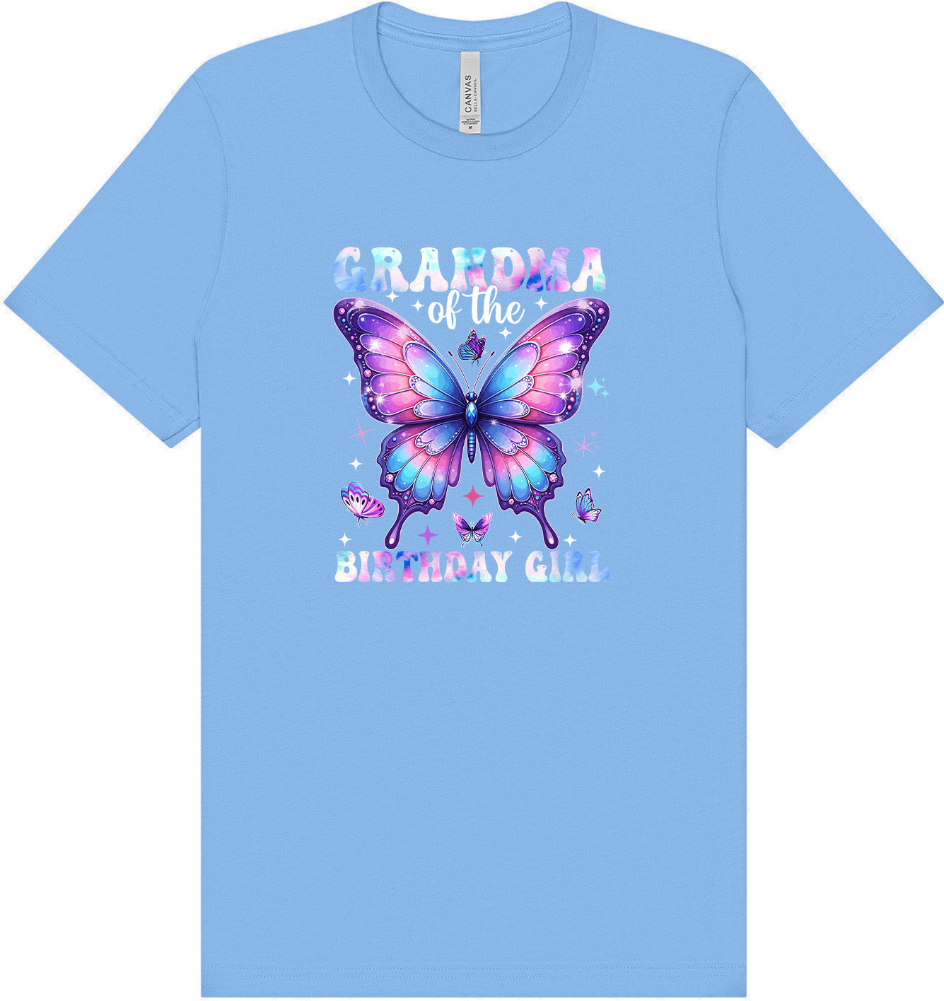 Grandma of the Birthday Girl Adult Bella Canvas Shirt
