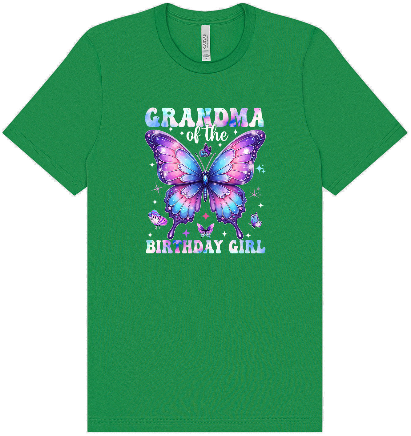 Grandma of the Birthday Girl Adult Bella Canvas Shirt
