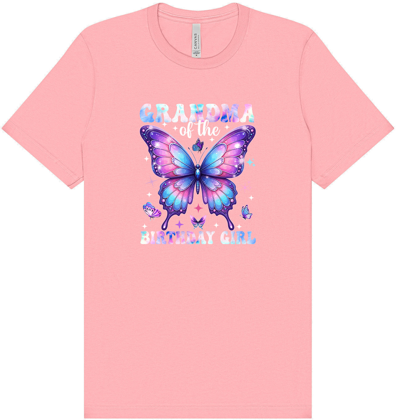 Grandma of the Birthday Girl Adult Bella Canvas Shirt