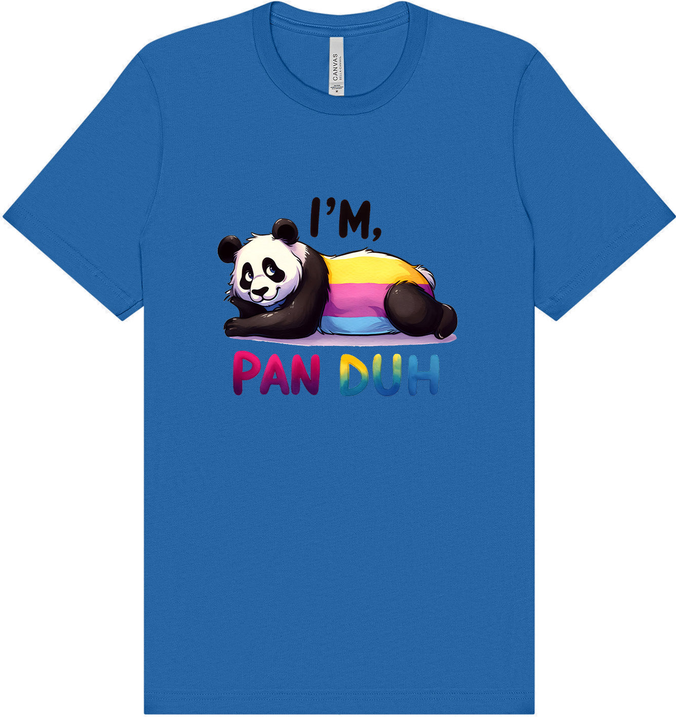 Pan Duh Panda Adult Bella Canvas Shirt