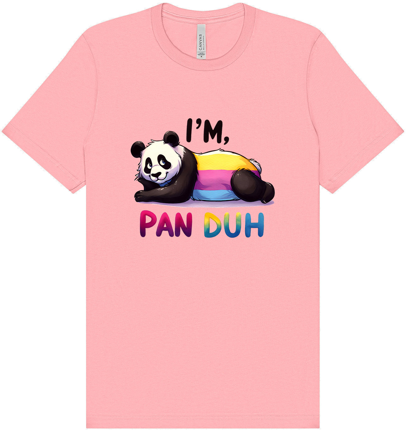 Pan Duh Panda Adult Bella Canvas Shirt