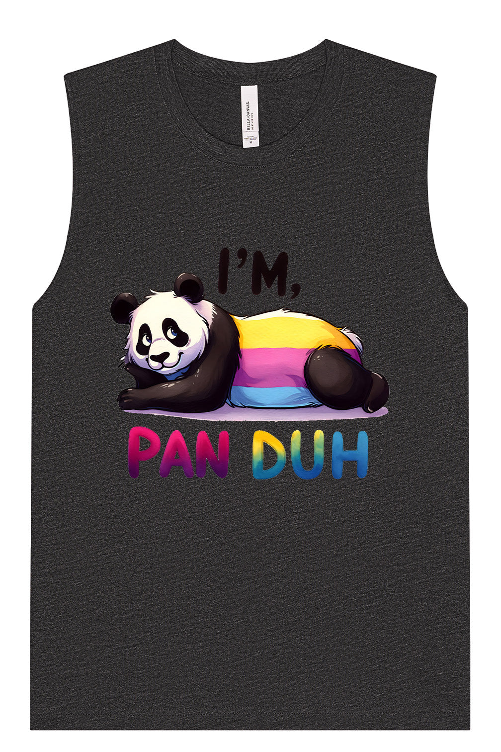 Pan Duh Panda Muscle Tank