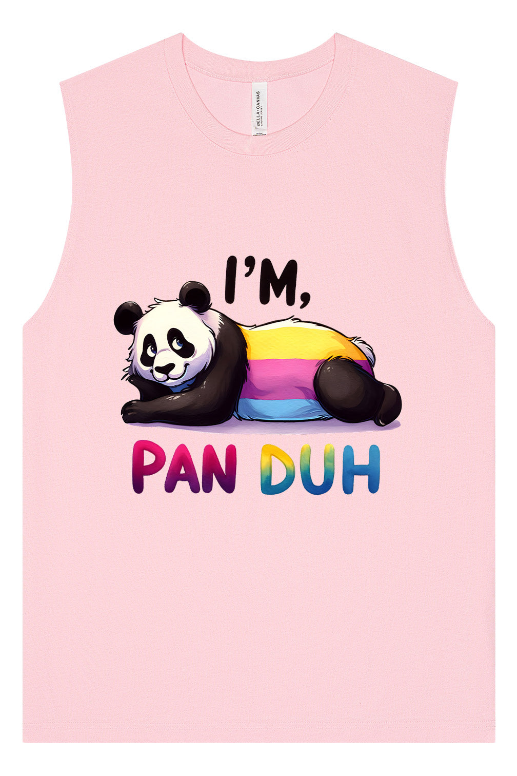 Pan Duh Panda Muscle Tank