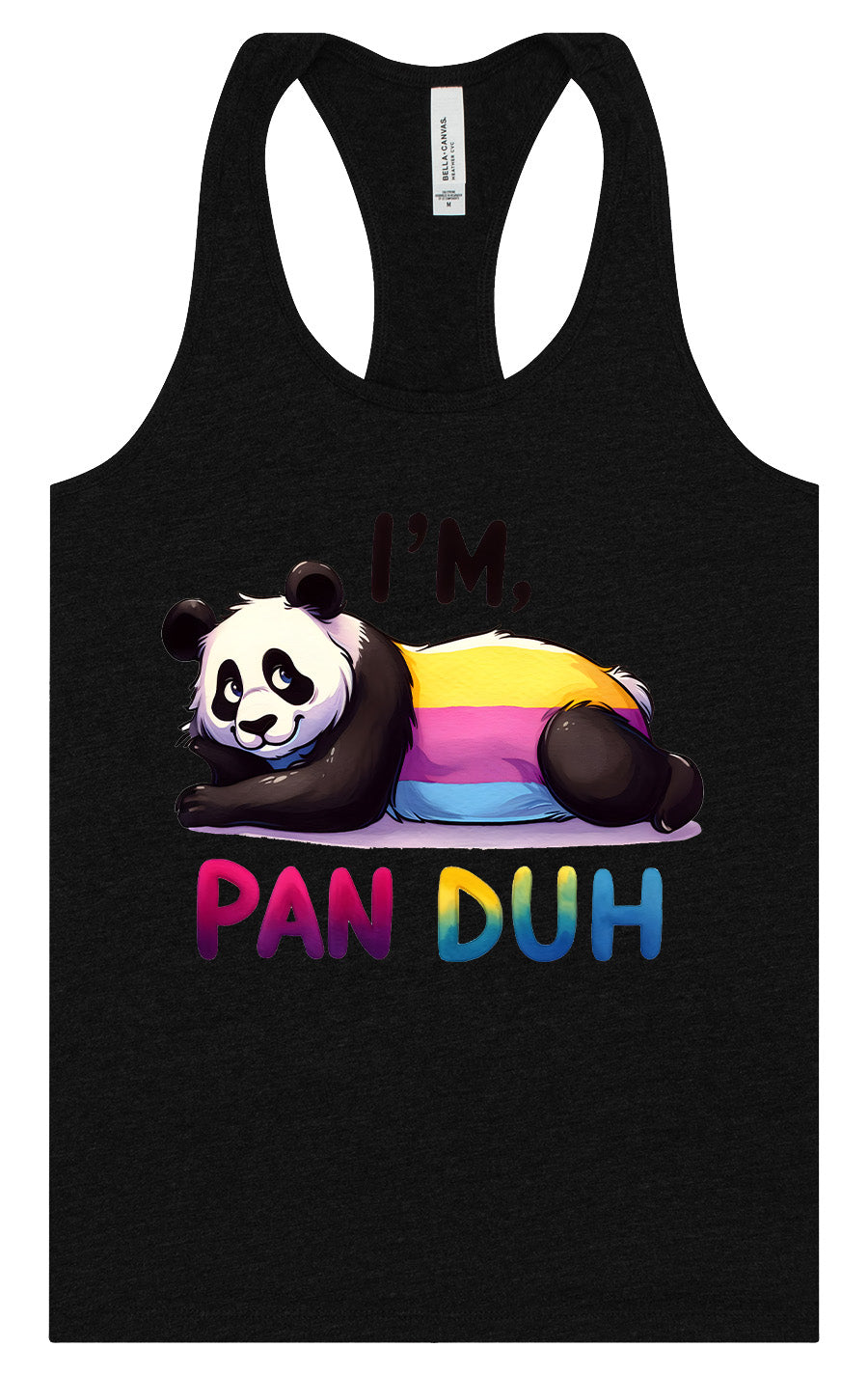 Pan Duh Panda Women's Racerback Tank