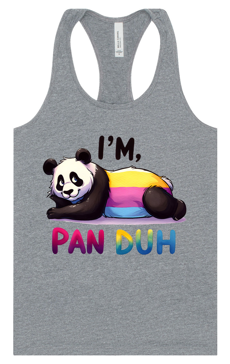 Pan Duh Panda Women's Racerback Tank