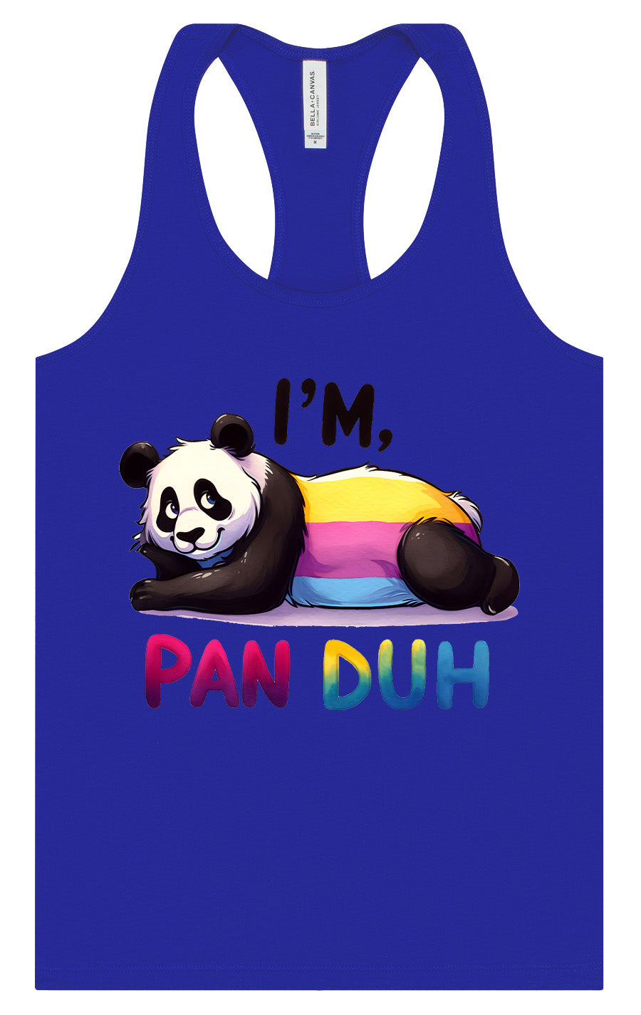 Pan Duh Panda Women's Racerback Tank