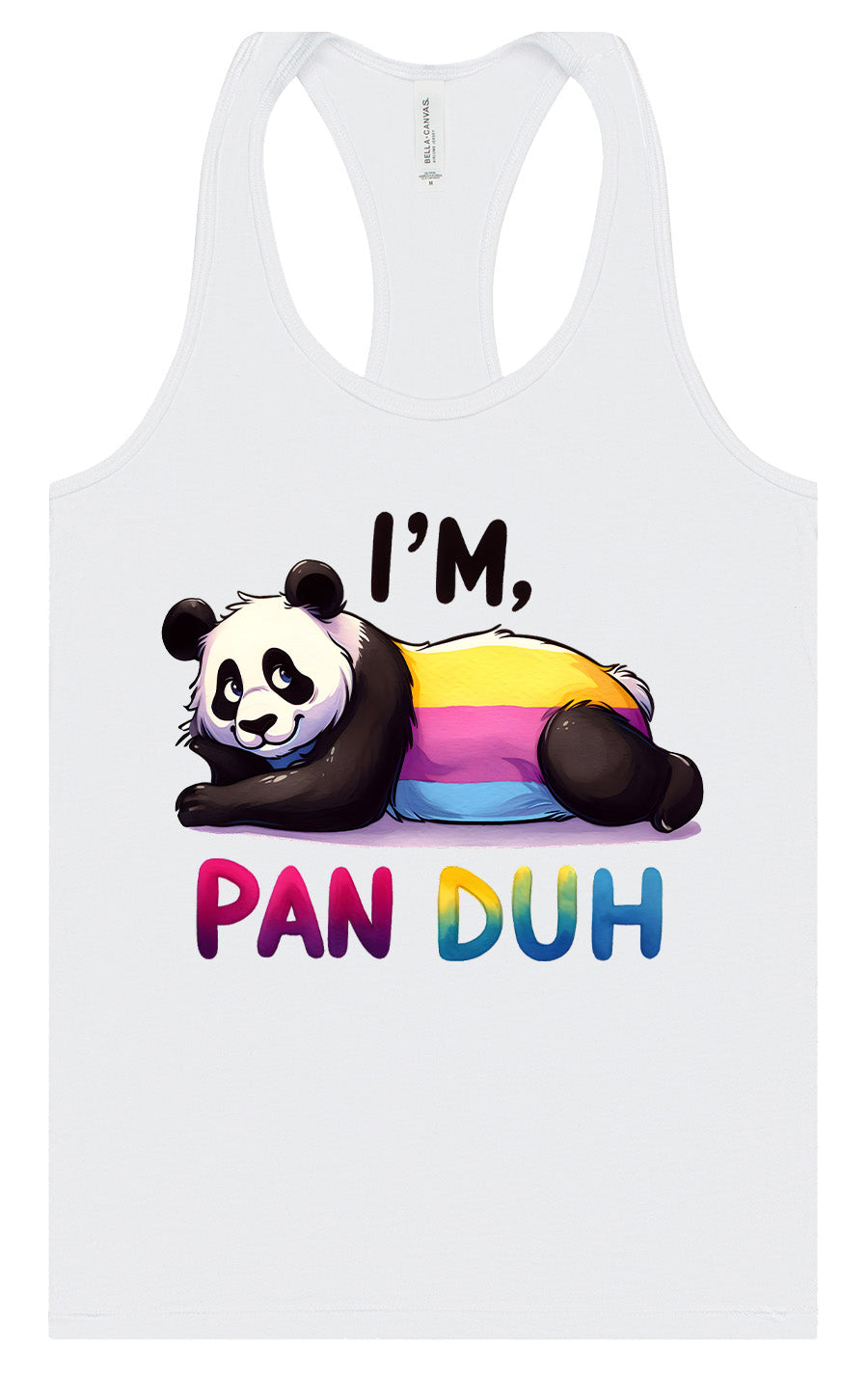 Pan Duh Panda Women's Racerback Tank