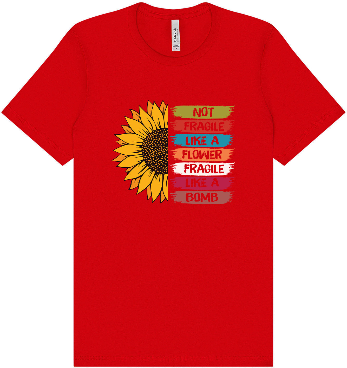 Fragile Like A… Adult Bella Canvas Shirt