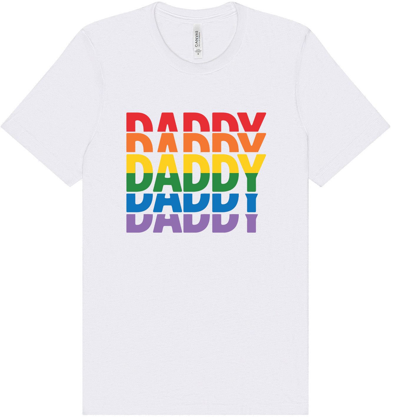 Daddy Pride Adult Bella Canvas Shirt