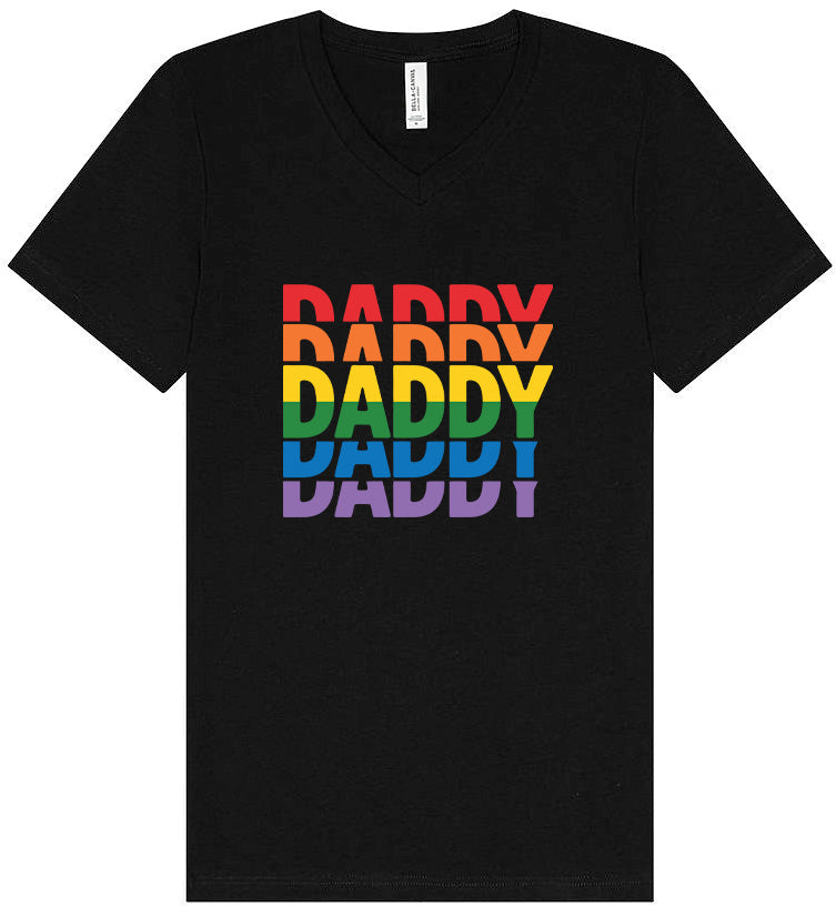 Daddy Pride Unisex V-Neck Shirt