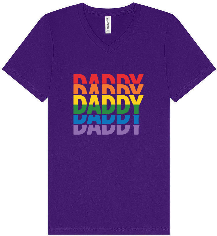 Daddy Pride Unisex V-Neck Shirt