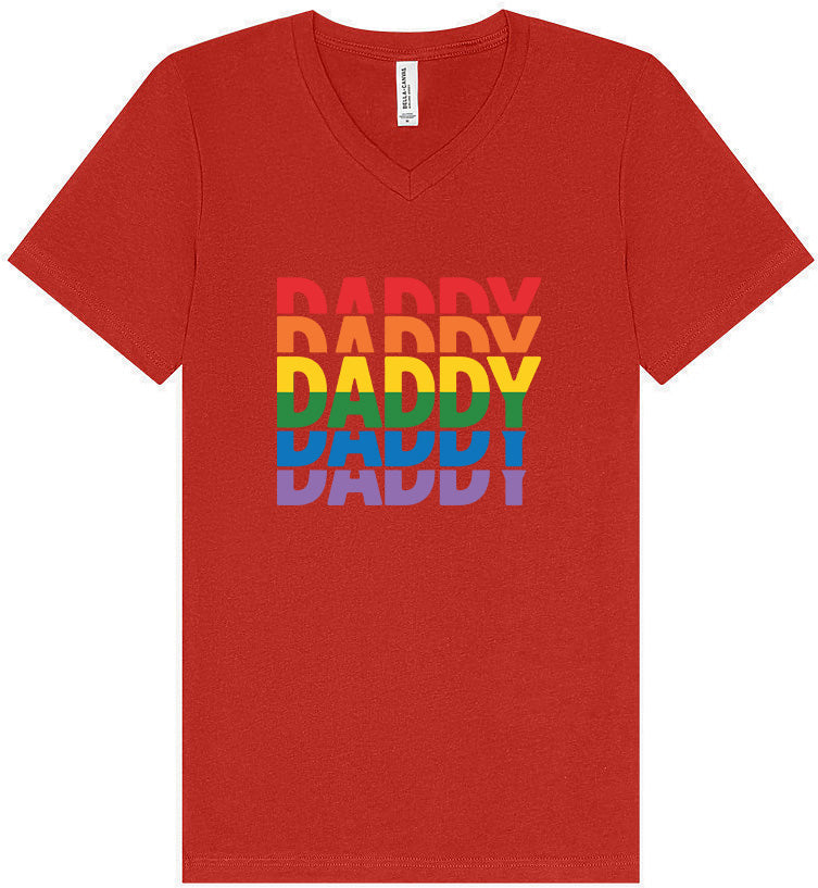 Daddy Pride Unisex V-Neck Shirt