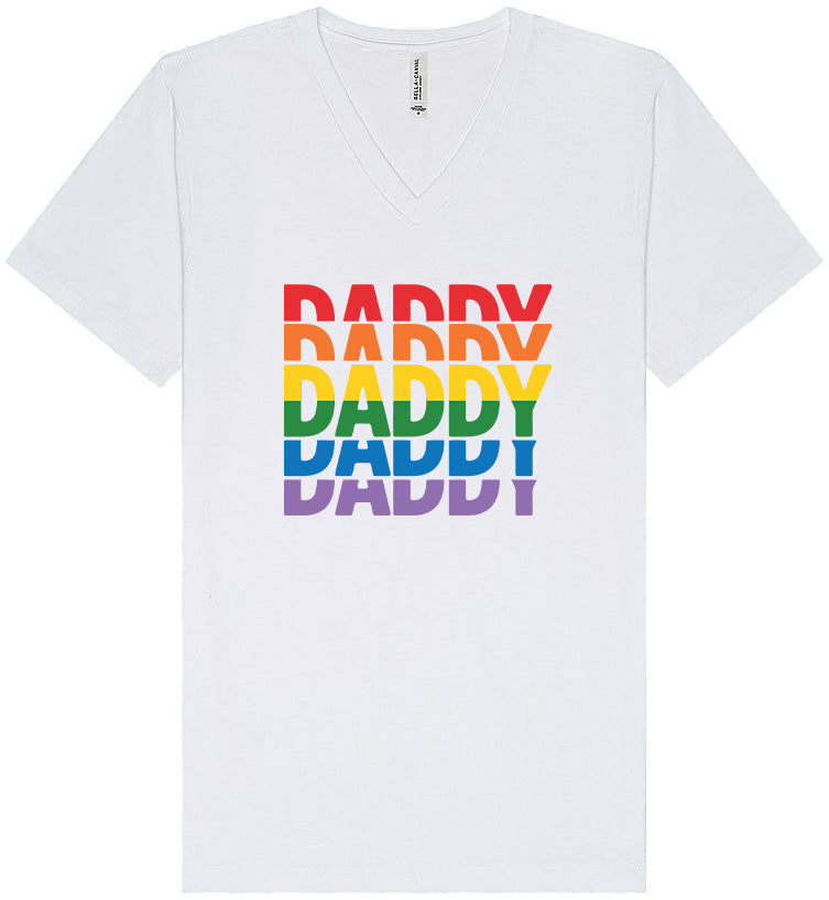 Daddy Pride Unisex V-Neck Shirt