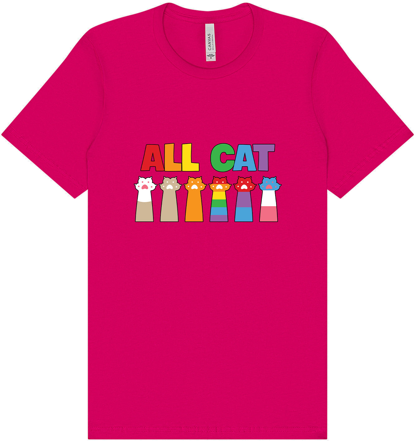 All Paws for Pride Adult Bella Canvas Shirt