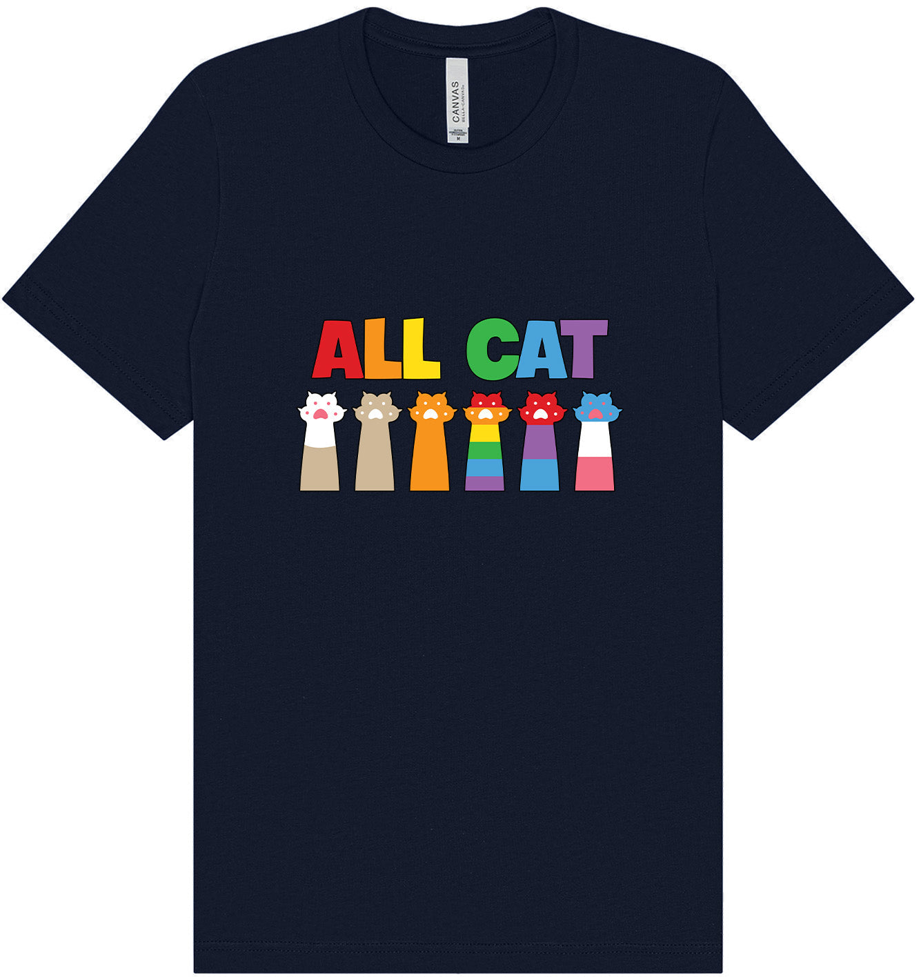 All Paws for Pride Adult Bella Canvas Shirt