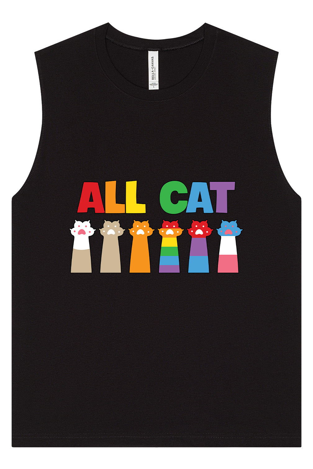All Paws for Pride Muscle Tank