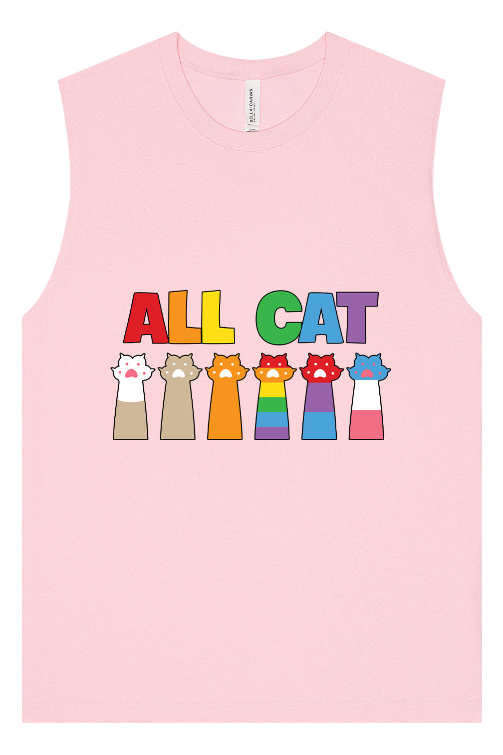 All Paws for Pride Muscle Tank