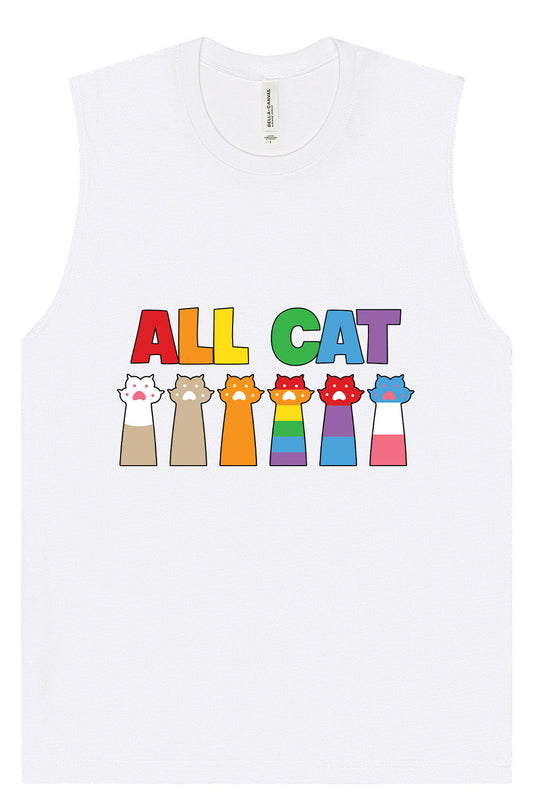 All Paws for Pride Muscle Tank