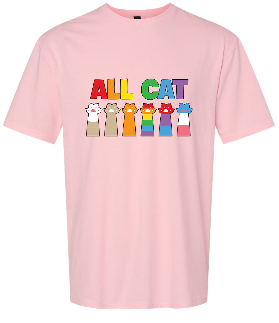 All Paws for Pride Adult Gildan Soft Shirt