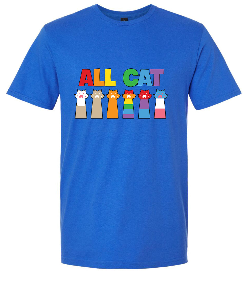 All Paws for Pride Adult Gildan Soft Shirt