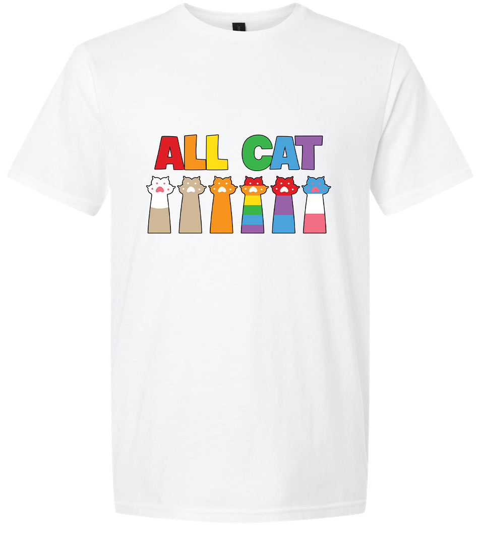 All Paws for Pride Adult Gildan Soft Shirt