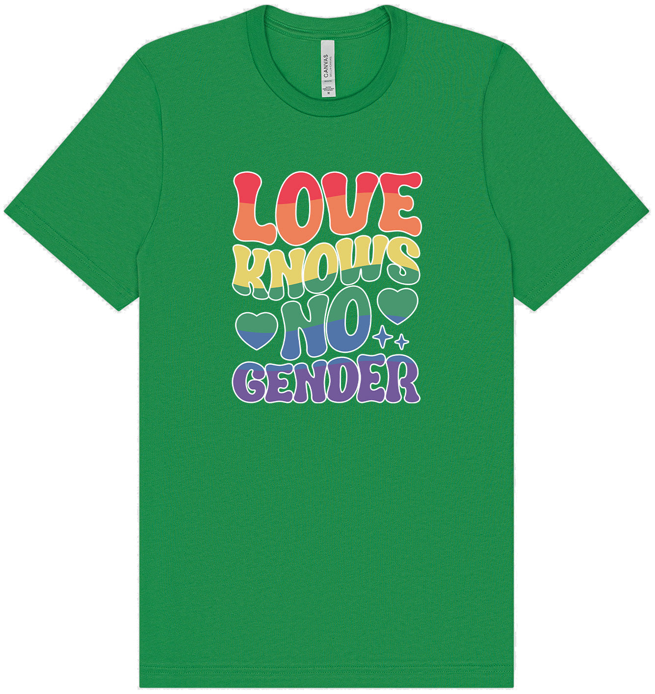 Love Knows No Gender Adult Bella Canvas Shirt
