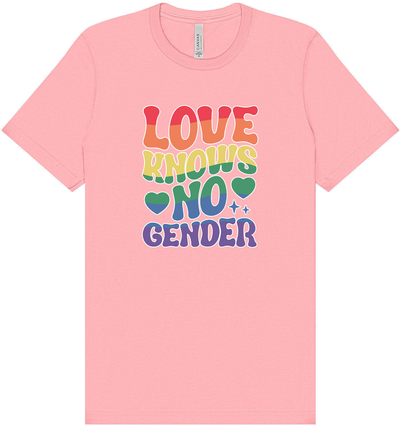 Love Knows No Gender Adult Bella Canvas Shirt