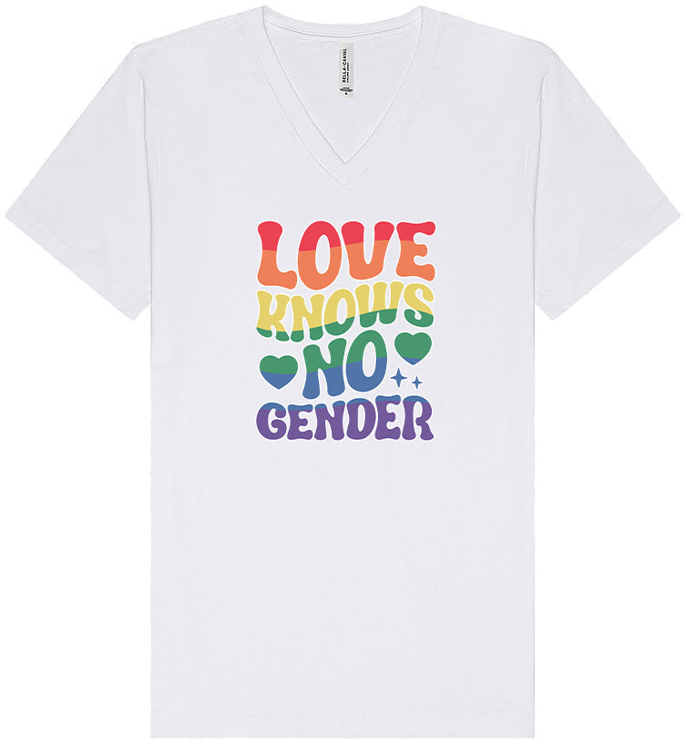 Love Knows No Gender Unisex V-Neck Shirt