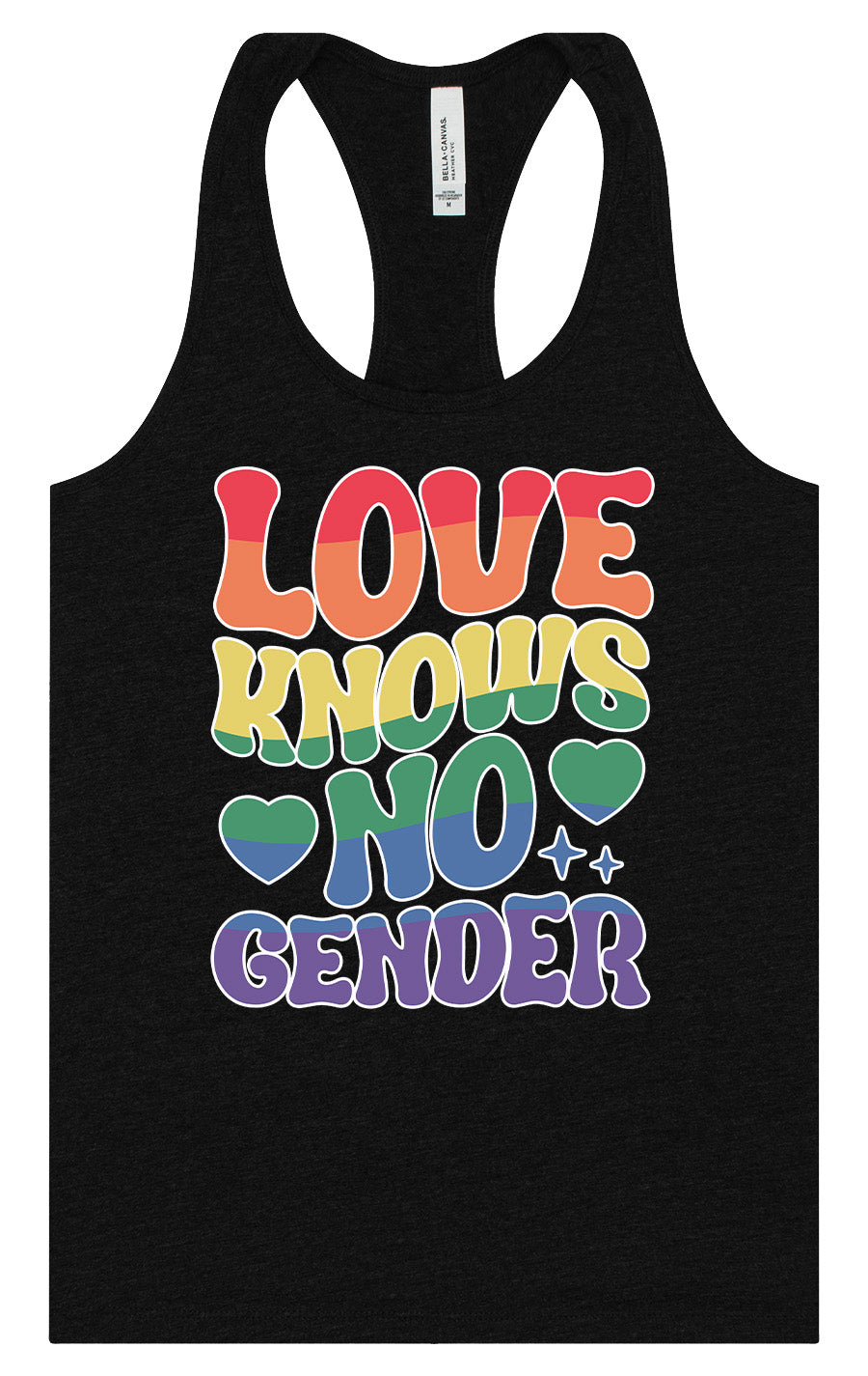 Love Knows No Gender Women's Racerback Tank