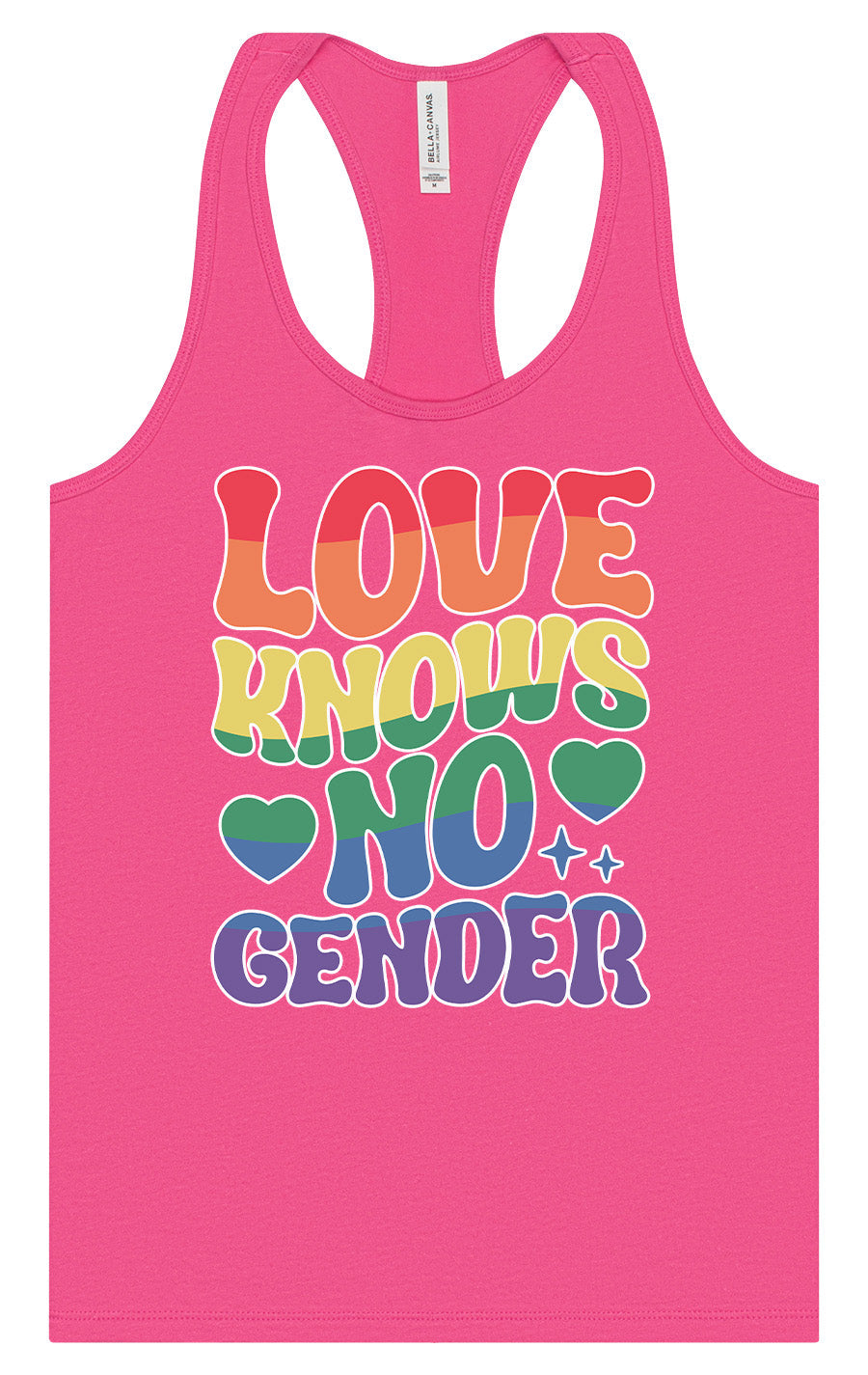 Love Knows No Gender Women's Racerback Tank