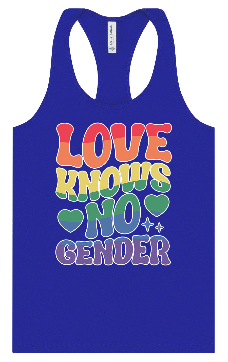 Love Knows No Gender Women's Racerback Tank