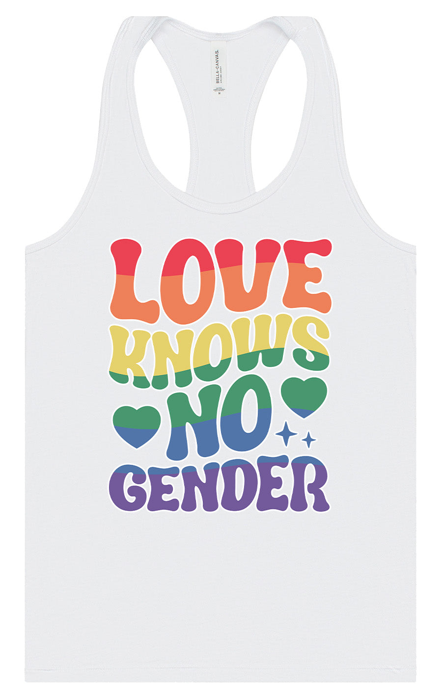 Love Knows No Gender Women's Racerback Tank