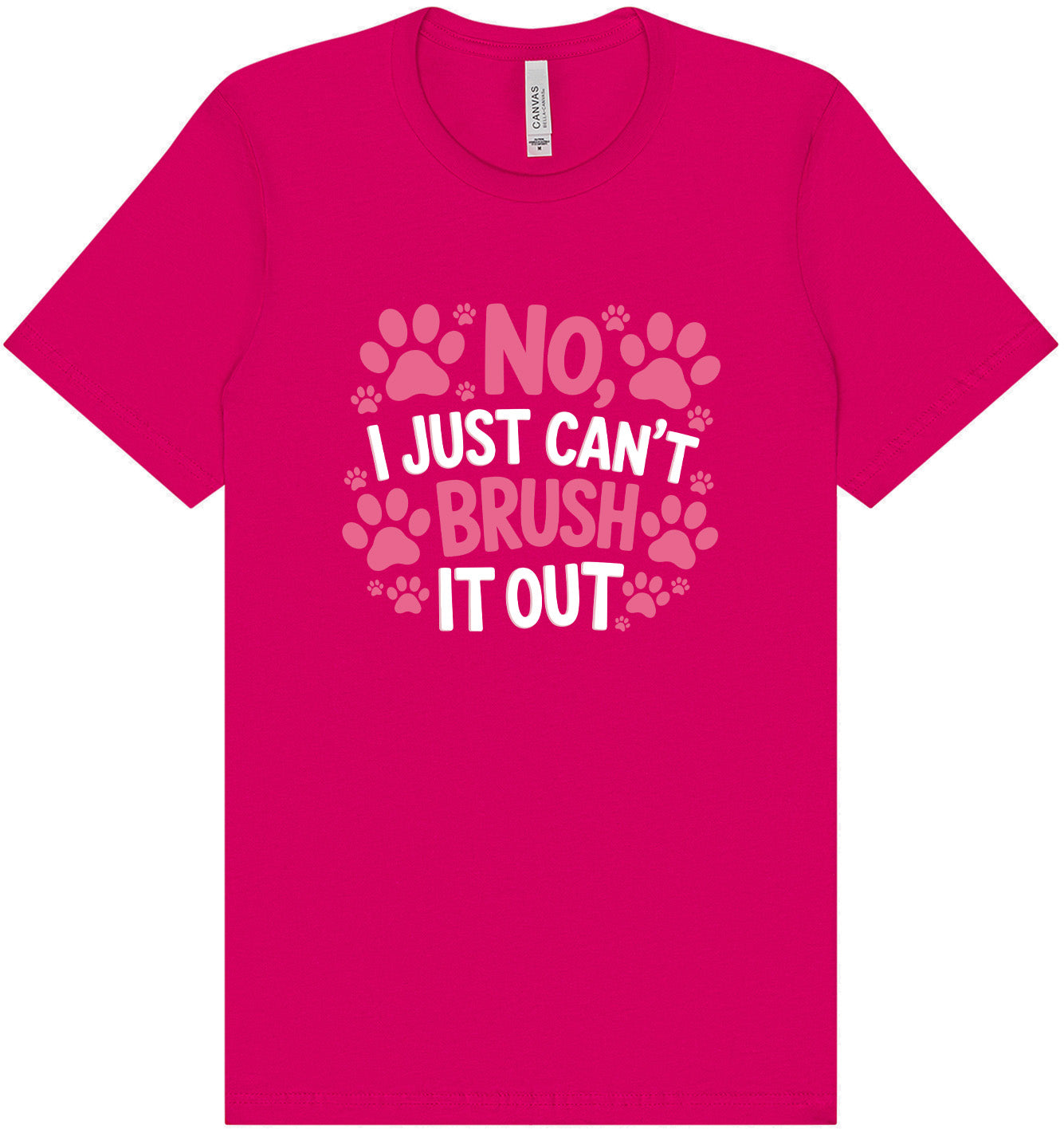 Can't Just Brush it Out Groomer Adult Bella Canvas Shirt