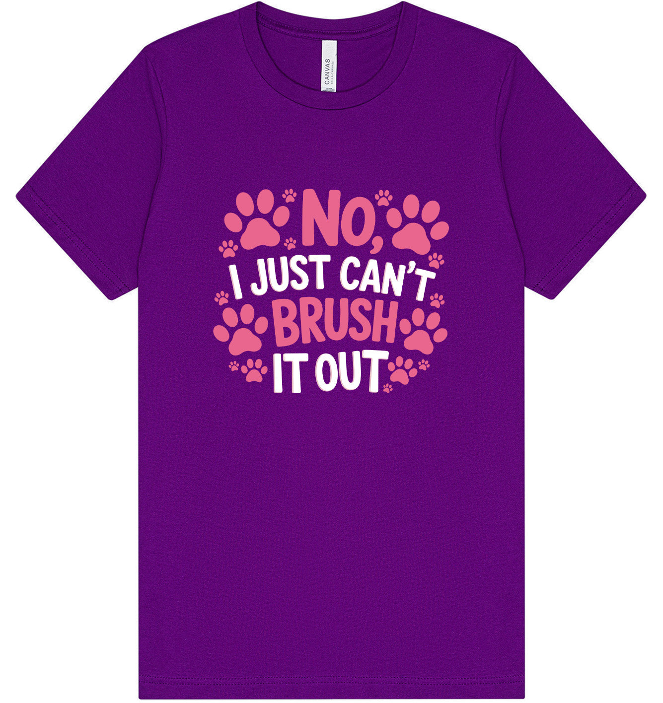 Can't Just Brush it Out Groomer Adult Bella Canvas Shirt