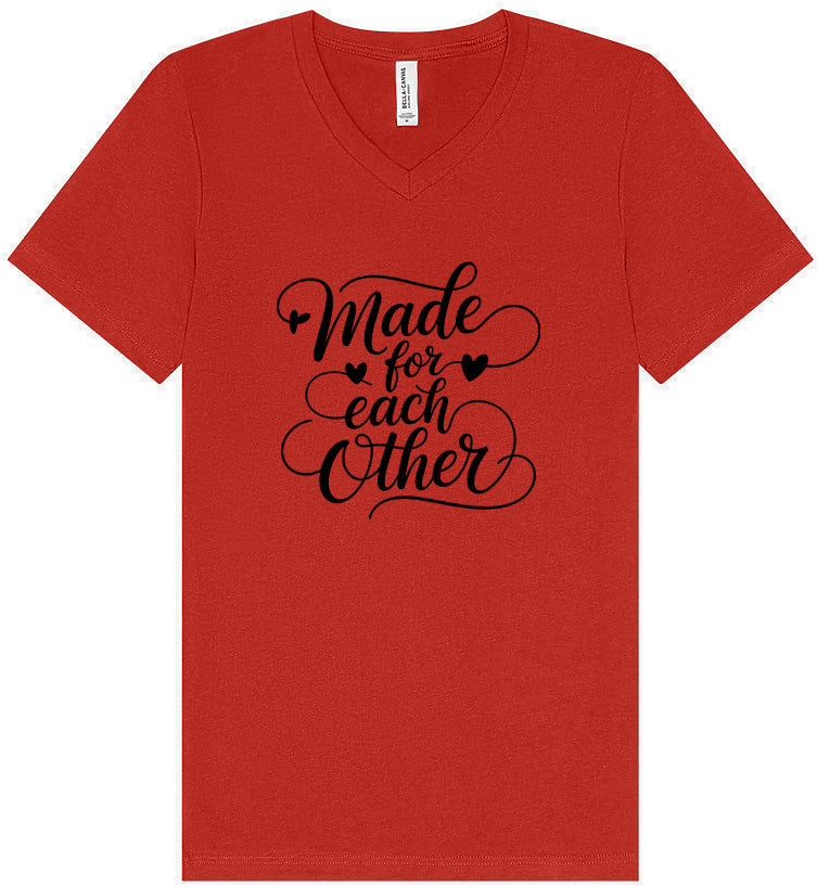 Made for Each Other Unisex V-Neck Shirt