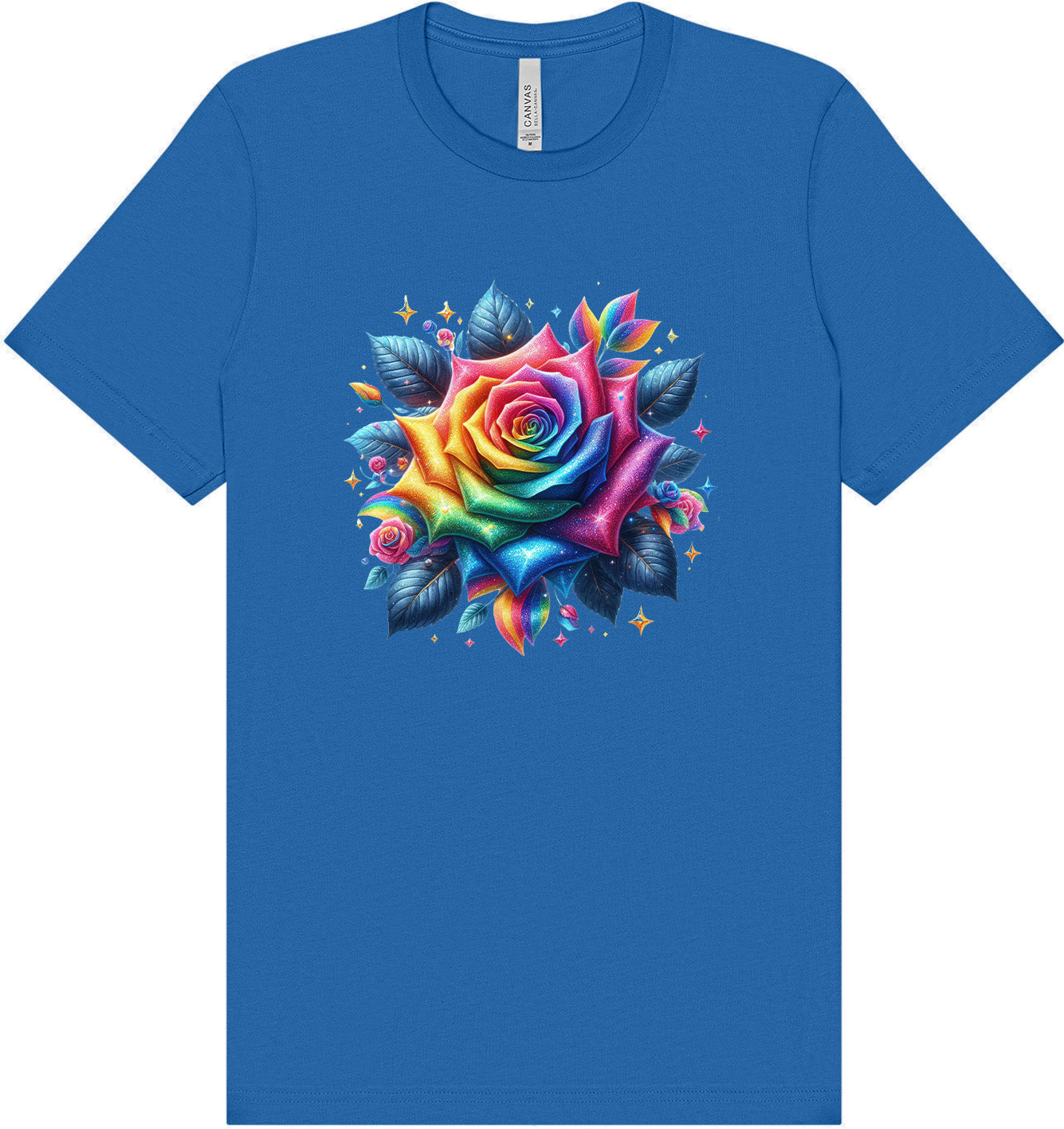 Rainbow Rose Adult Bella Canvas Shirt